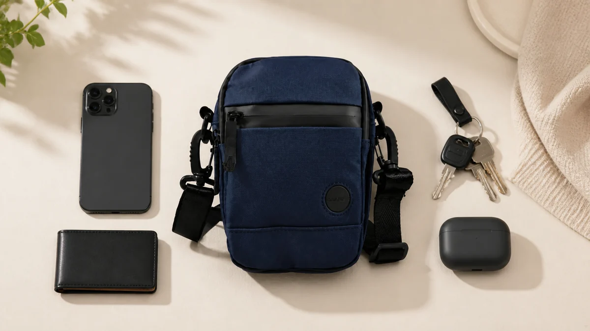How to Organise a Compact Sling Bag Without Overpacking