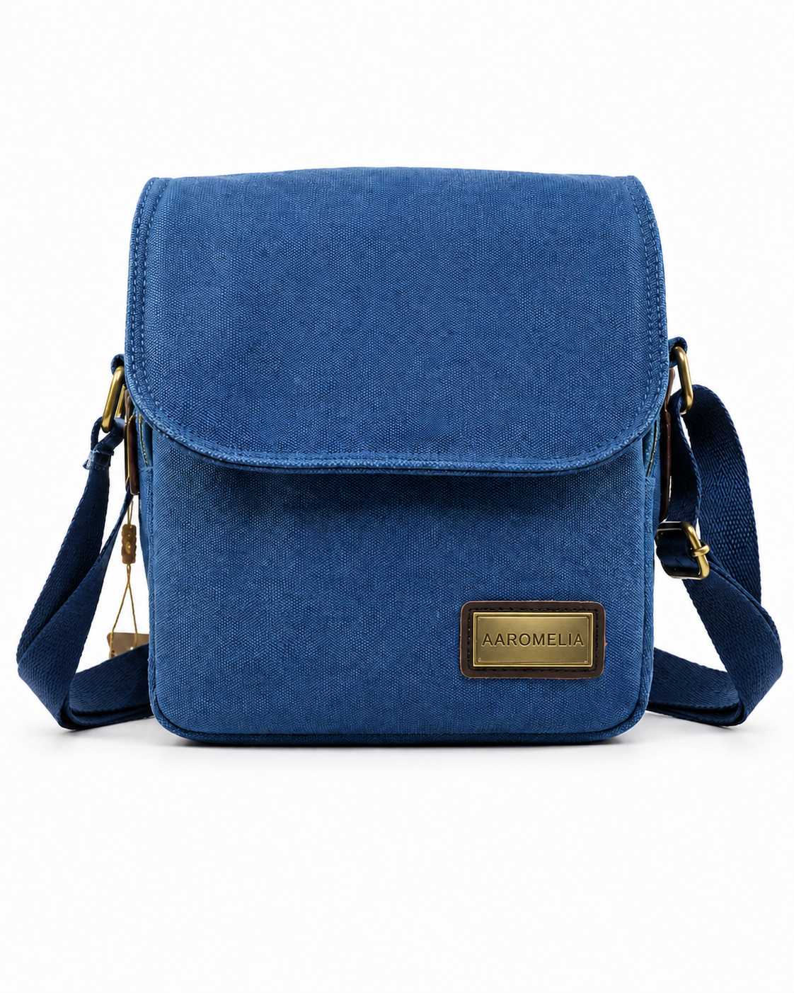 Aaromelia cobalt canvas crossbody sling